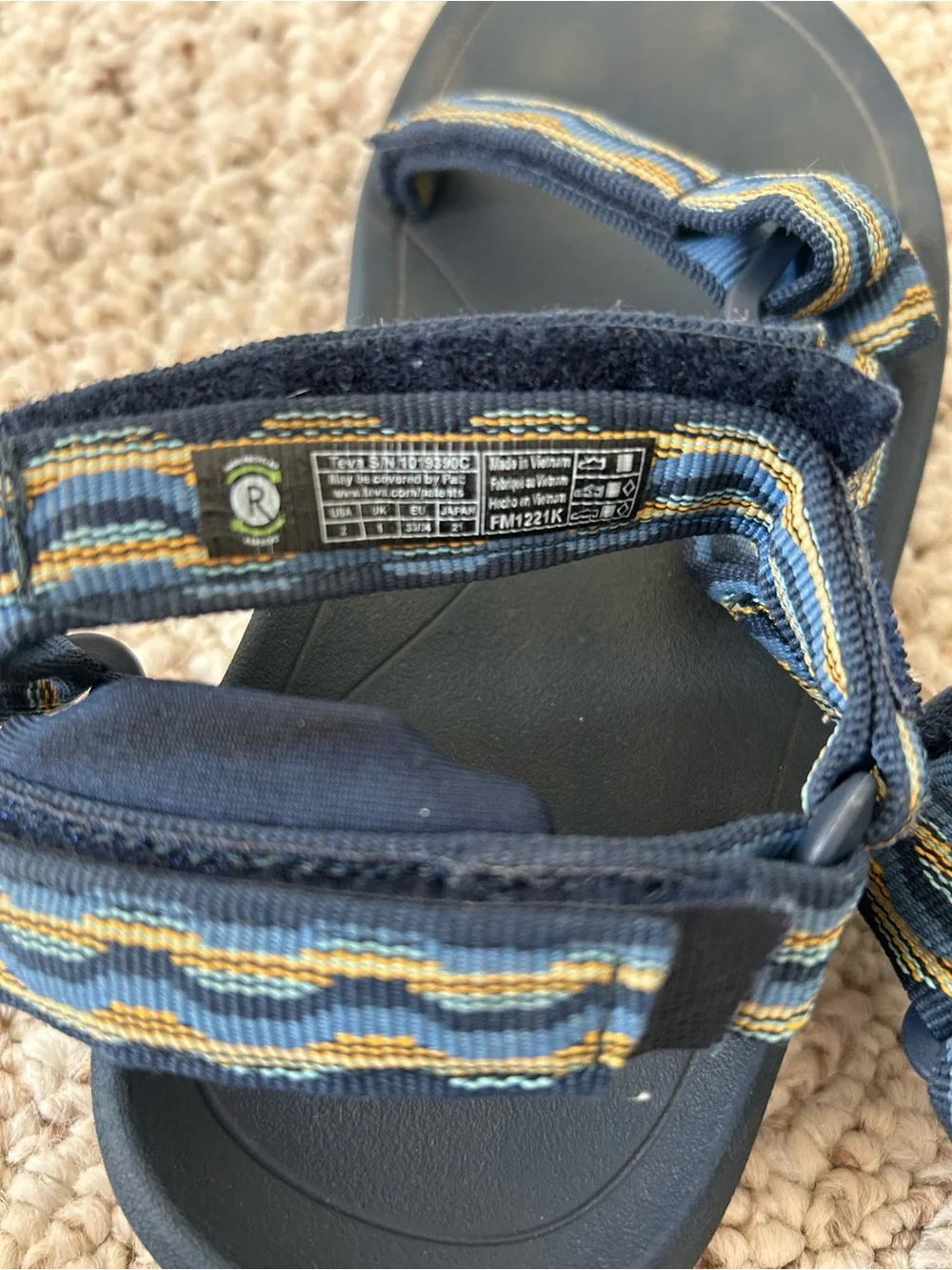 Teva normal wear